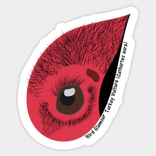 Turkey Vulture (Small Text) Sticker